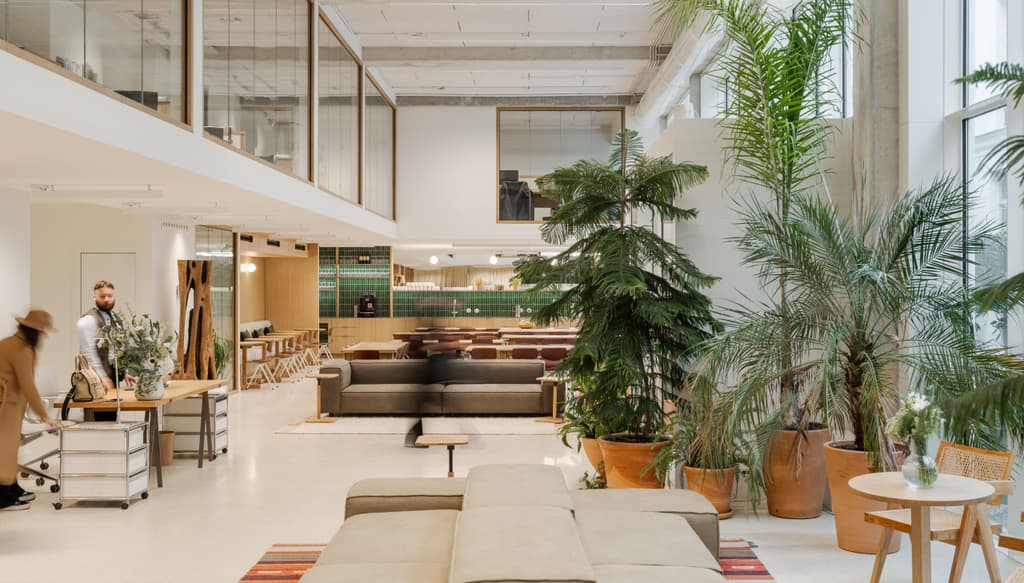 Le lobby de notre nouveau siège social rue Pavée, en plein coeur du Marais