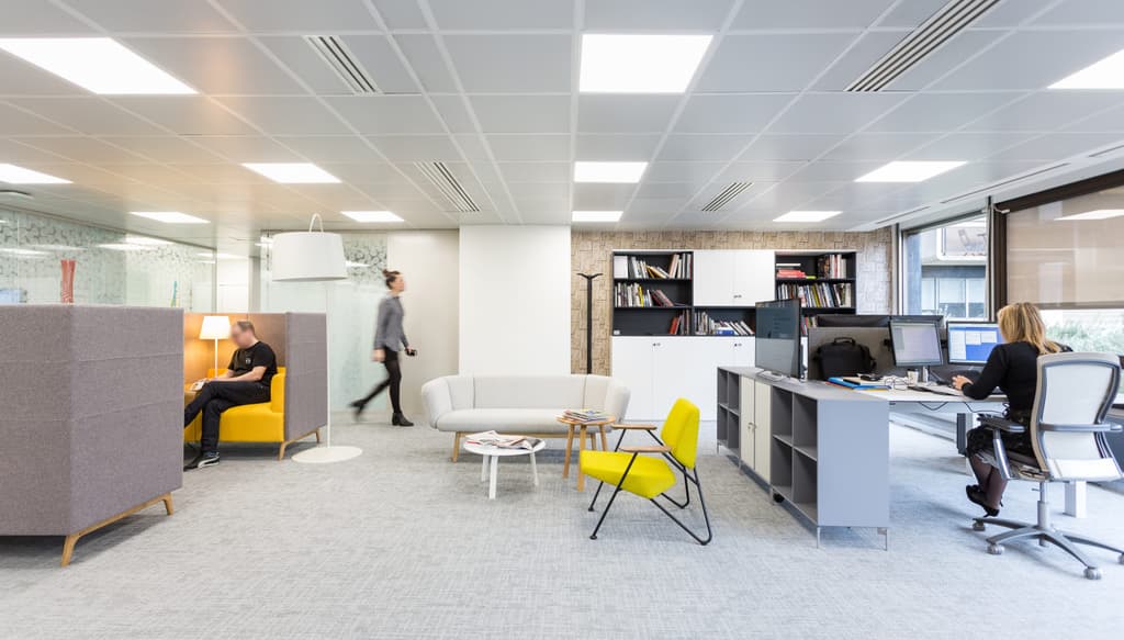Espace de travail Neuflize OBC Paris