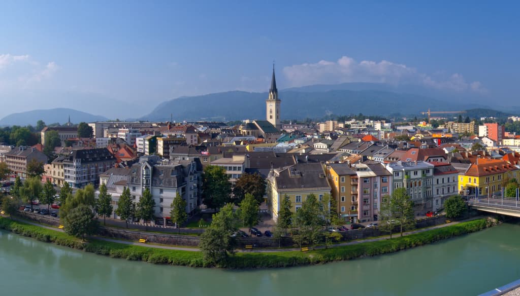 Villach im Sommer