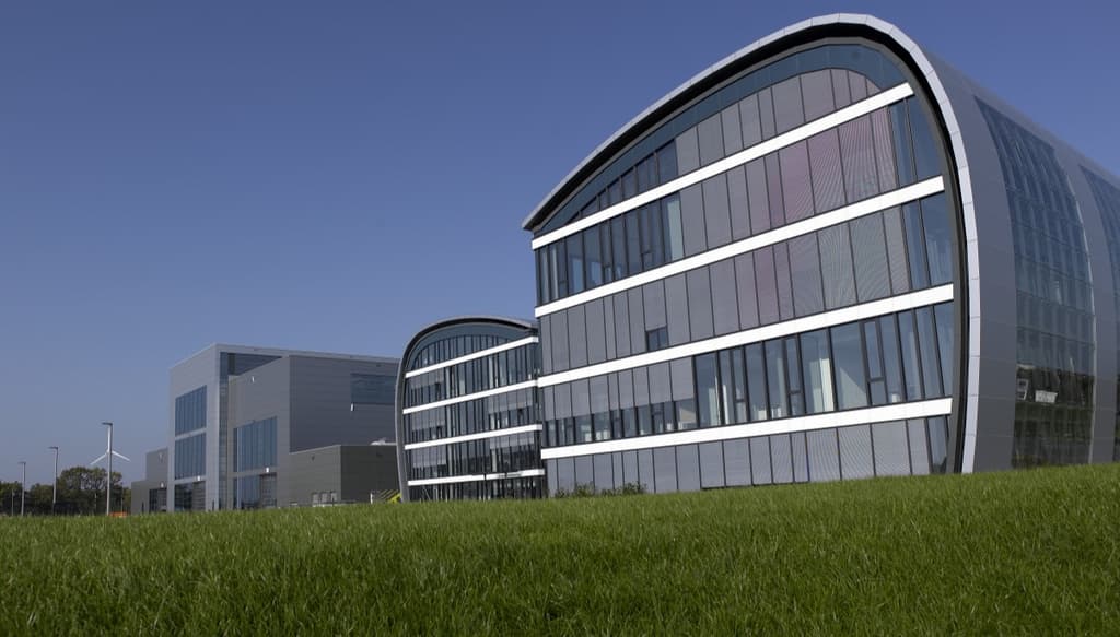 Das hochmoderne Forschungs- und Entwicklungszentrum in Aurich.