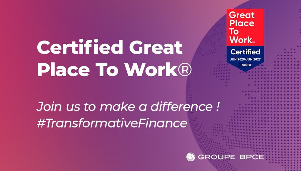 Natixis is certified Great Place To Work® 2026