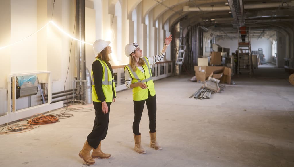 Chantier de notre immeuble "Beige" à Paris