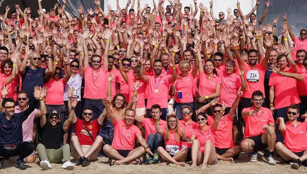 Capgemini au triathlon relais entreprises