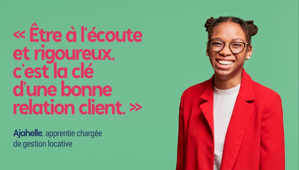 Ajahelle, apprentie Chargée de gestion locative