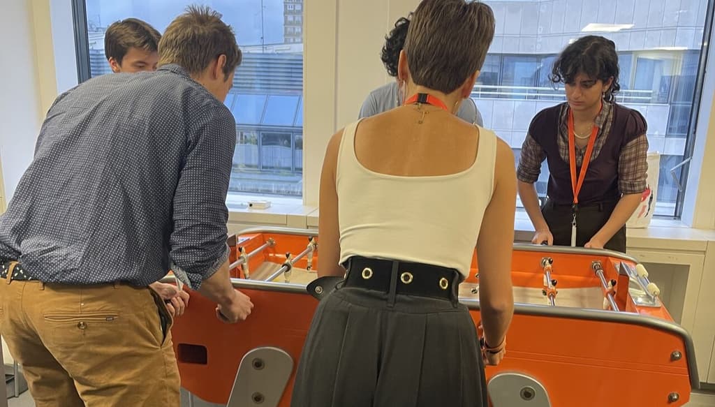 Nos stagiaires lors d'un afterwork