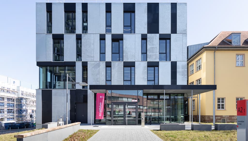 Das Innovation Center an der UdS (Quelle: David Huckert/Triathlon)