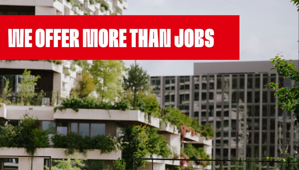 We Offer more than Jobs