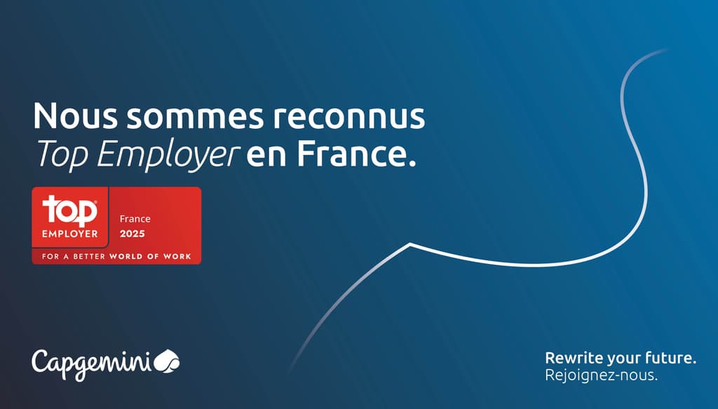 Nous sommes certifiés Top Employer 2025 en France.