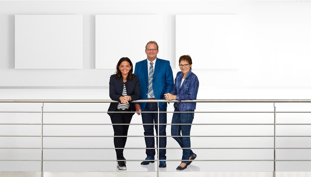 ARBURG Gesellschafter (von links: Juliane Hehl, Michael Hehl, Renate Keinath)