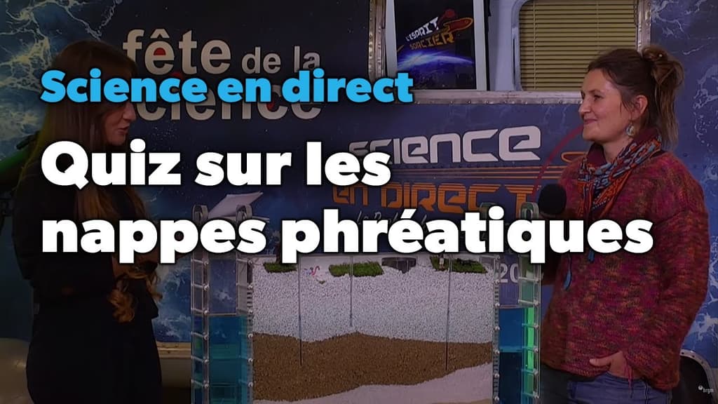Science en direct : quiz sur les nappes phréatiques