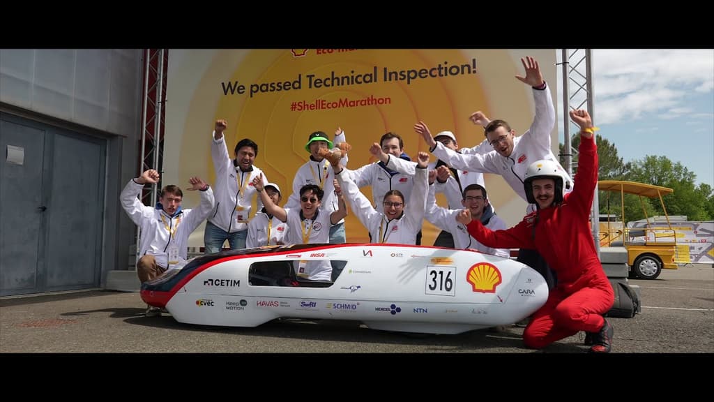 Proto Insa Club à l'Eco-marathon Shell 2024 : l'innovation au service de la sobriété énergétique.