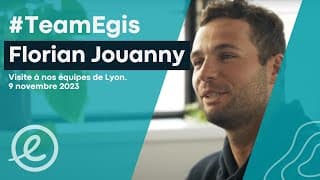 #TeamEgis - Visite de Florian Jouanny, cycliste paralympique, à nos équipes de Lyon