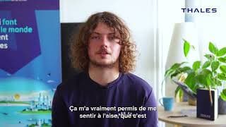Découvrez le témoignage de Titouan, alternant chez Thales !