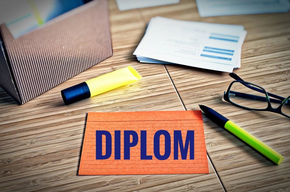 Diplôme anglais