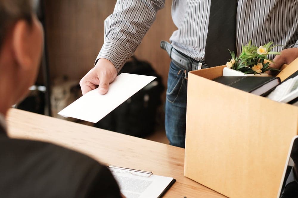 Adresser sa lettre de démission
